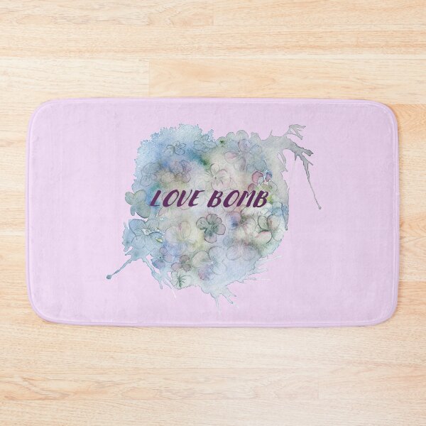 Item preview, Love Bomb - a heart of exploding watercolour hydrangeas designed and sold by RPrince1.