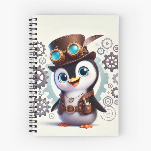 Item preview, Steampunk Chinstrap Penguin designed and sold by Sillytoe.