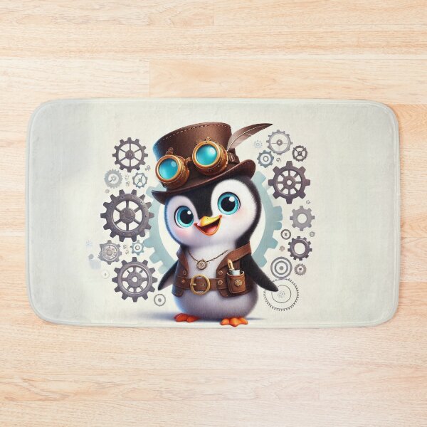 Item preview, Steampunk Chinstrap Penguin designed and sold by Sillytoe.