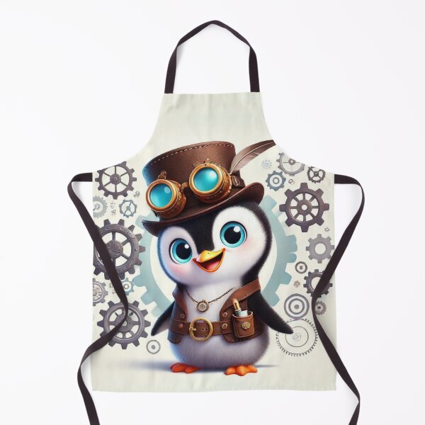 Item preview, Steampunk Chinstrap Penguin designed and sold by Sillytoe.