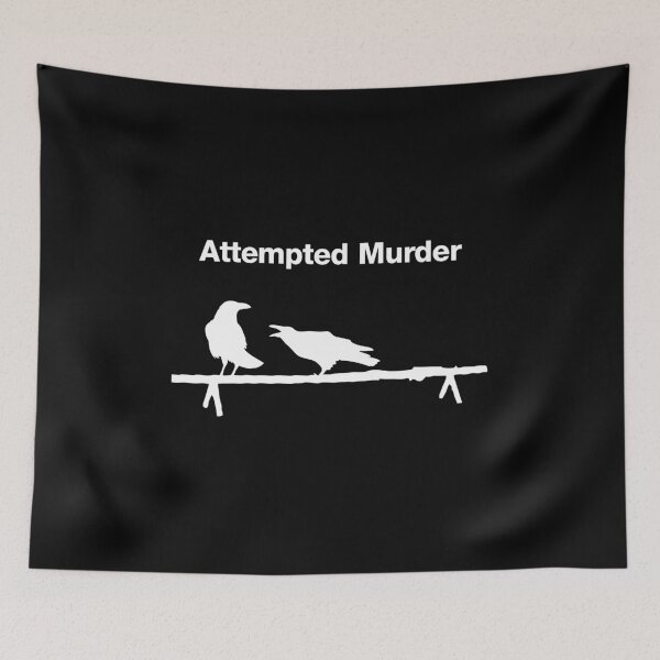 Item preview, Attempted Murder Crows designed and sold by viunziameriza.
