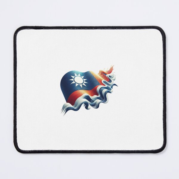 Item preview, Wavy Taiwan Flag T-Shirt designed and sold by Amonze.