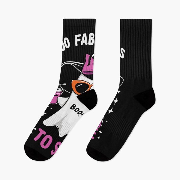 Item preview, halloween ghost funny 'Too Fab-BOO-lous to Scare' designed and sold by PrintyArts.
