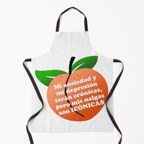 Item preview, My anxiety and depression will be CHRONIC but my buttocks are ICONIC - peach designed and sold by MaritoDGtienda.