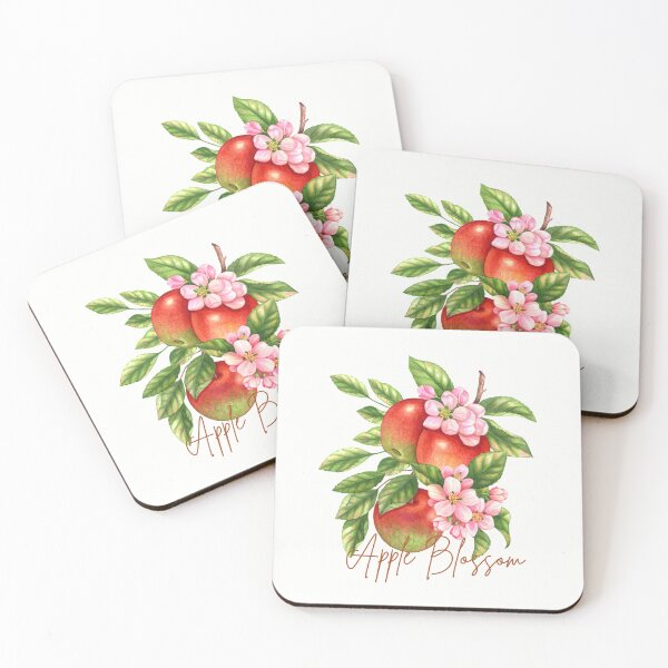 Artikelvorschau, Arkansas State Apfelblüten-Blumen-Aquarell-klassisches T-Shirt Sticker entworfen und verkauft von ThinkNature!.