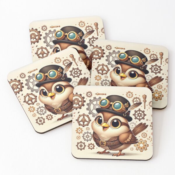 Item preview, Steampunk Chipping Sparrow designed and sold by Sillytoe.