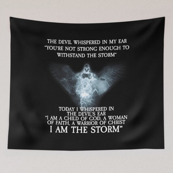 Item preview, I Am The Storm I Am A Child Of God A Woman Of Faith designed and sold by wasssu.