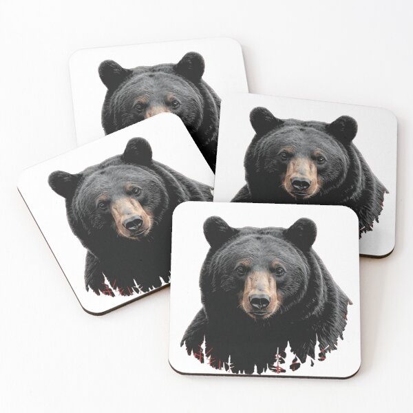 Item preview, A Black Bear Stencil designed and sold by HUMORONCOTTON.