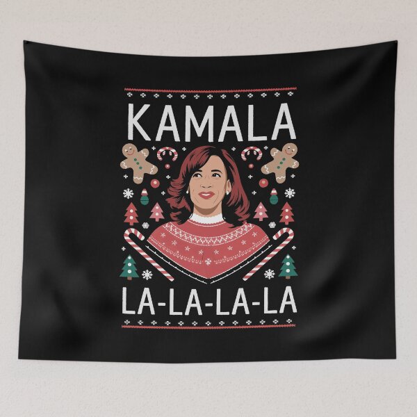Item preview, Funny Kamala Harris Christmas Comma La Sweater Jumper designed and sold by w1ckerman.