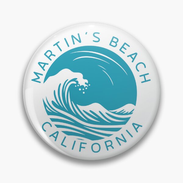 Item preview, Martin’s Beach California designed and sold by HalfMoonBayShop.