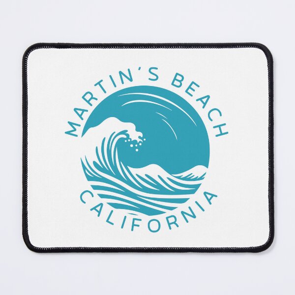 Item preview, Martin’s Beach California designed and sold by HalfMoonBayShop.