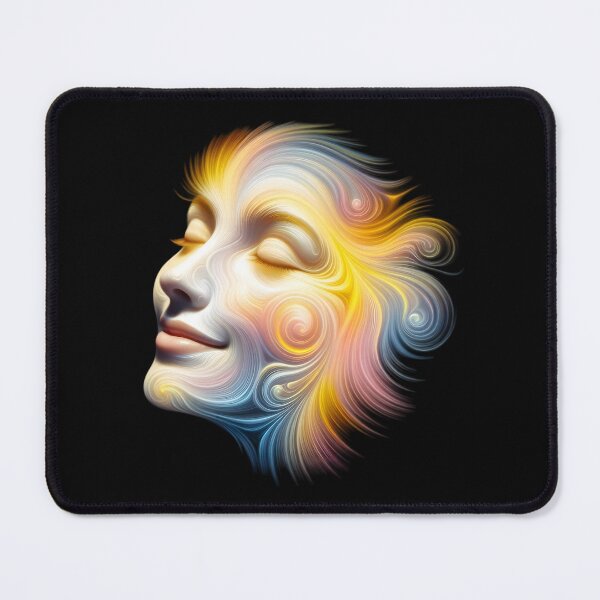 Item preview, Serene Swirl of Colors - Abstract Portrait Art designed and sold by pumsquare.