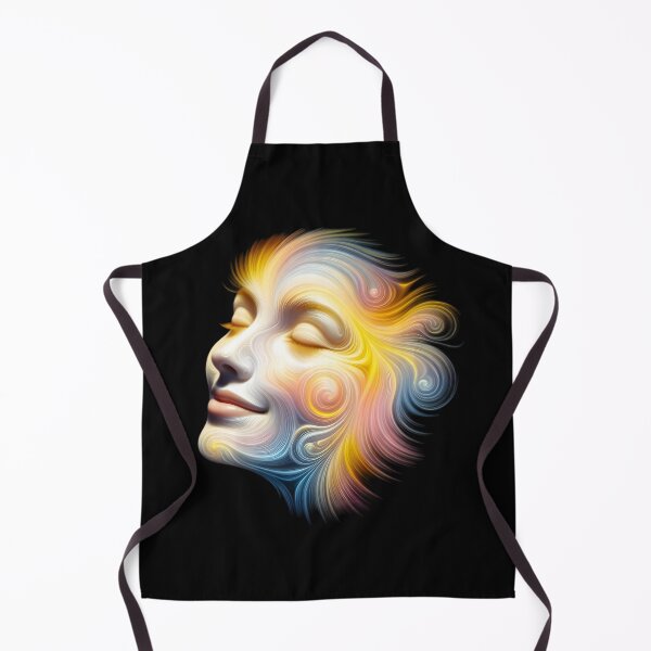 Item preview, Serene Swirl of Colors - Abstract Portrait Art designed and sold by pumsquare.