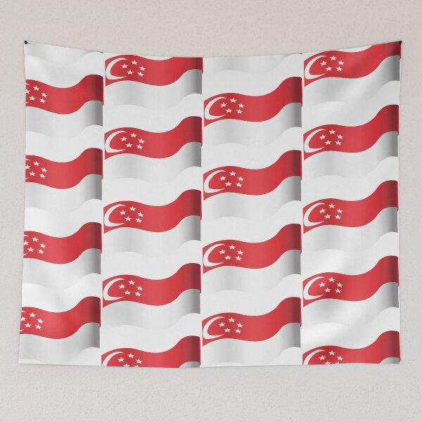 Item preview, Singapore Flag designed and sold by HarveyHandcraftsandDesigns.