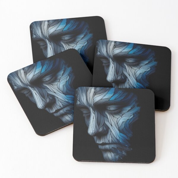 Item preview,  Ethereal Blue Abstract Face Art designed and sold by pumsquare.