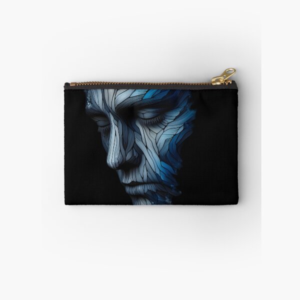 Item preview,  Ethereal Blue Abstract Face Art designed and sold by pumsquare.