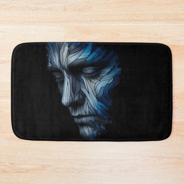 Item preview,  Ethereal Blue Abstract Face Art designed and sold by pumsquare.