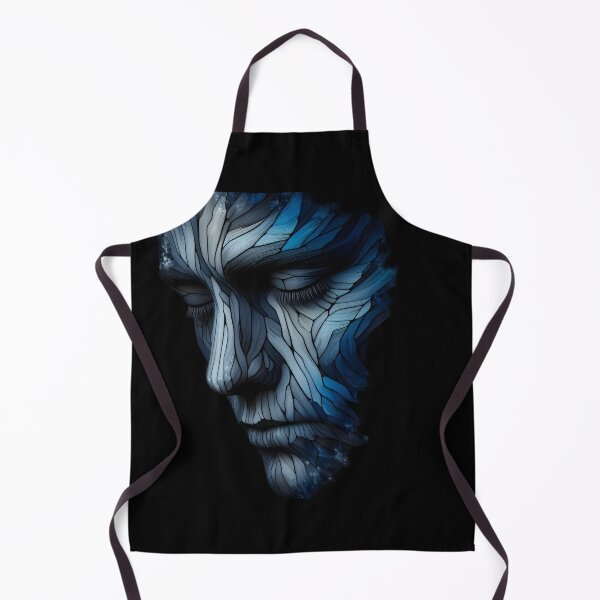 Item preview,  Ethereal Blue Abstract Face Art designed and sold by pumsquare.