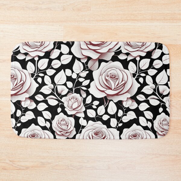 Item preview, Elegant Monochrome Rose Blooms designed and sold by HarmonyCreation.
