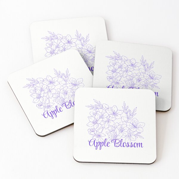 Artikelvorschau, Arkansas State Apfelblüten-Blumen-Gekritzel-klassisches T-Shirt Sticker entworfen und verkauft von ThinkNature!.