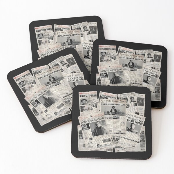Item preview, Horror, movie, newspaper clippings designed and sold by JeffriesArtCo.