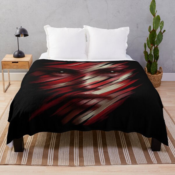Item preview, Abstract Painted Face with Red Strokes designed and sold by pumsquare.