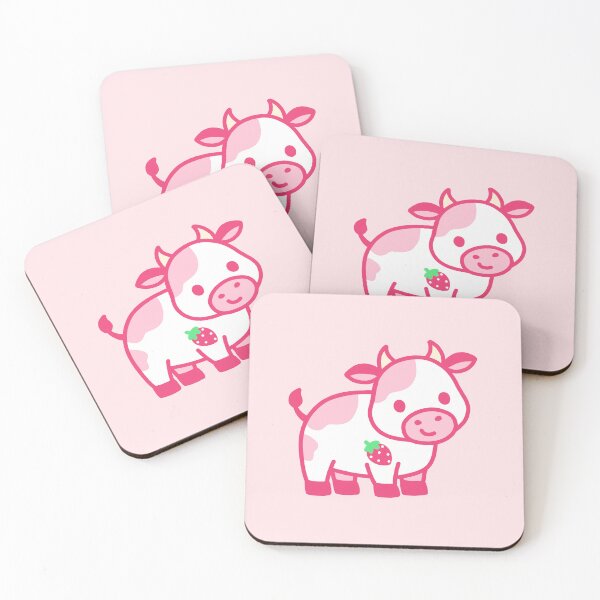 Item preview, Strawberry Cow designed and sold by littlemandyart.
