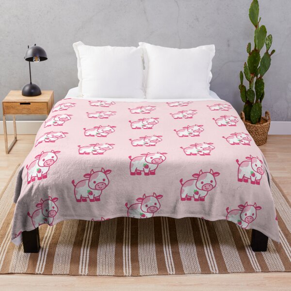 Aperçu de l'œuvre Vache aux fraises créée et vendue par littlemandyart.