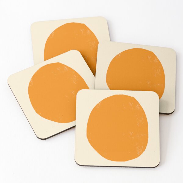 Item preview, Orange Spot - Abstract Minimal Geo Shape designed and sold by cadinera.