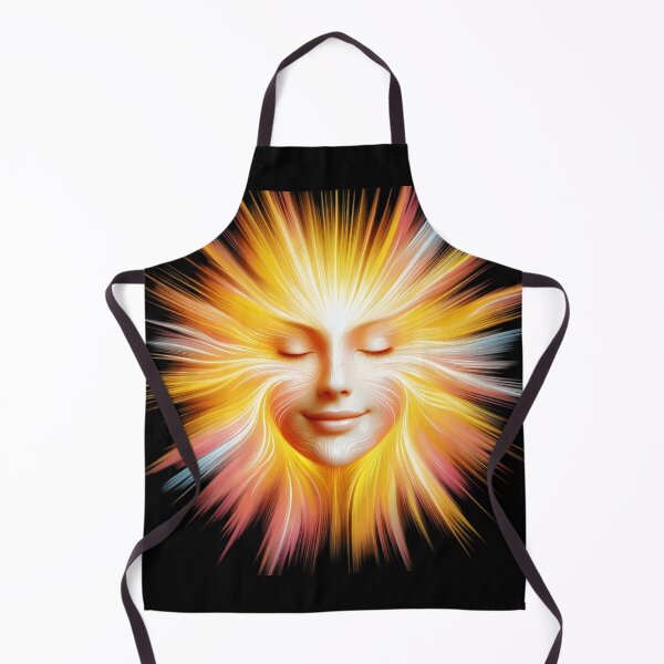 Item preview, Radiant Sun Goddess Face designed and sold by IllumeInk.