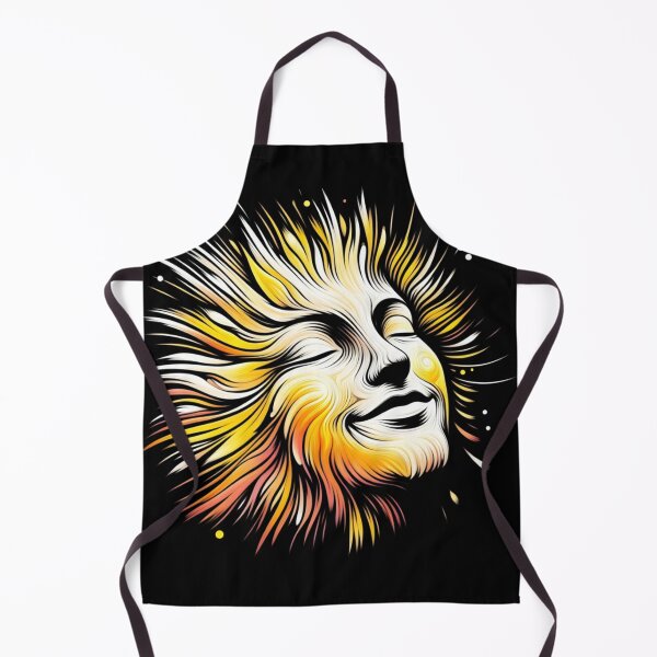 Item preview, Radiant Sunburst Face Art designed and sold by IllumeInk.