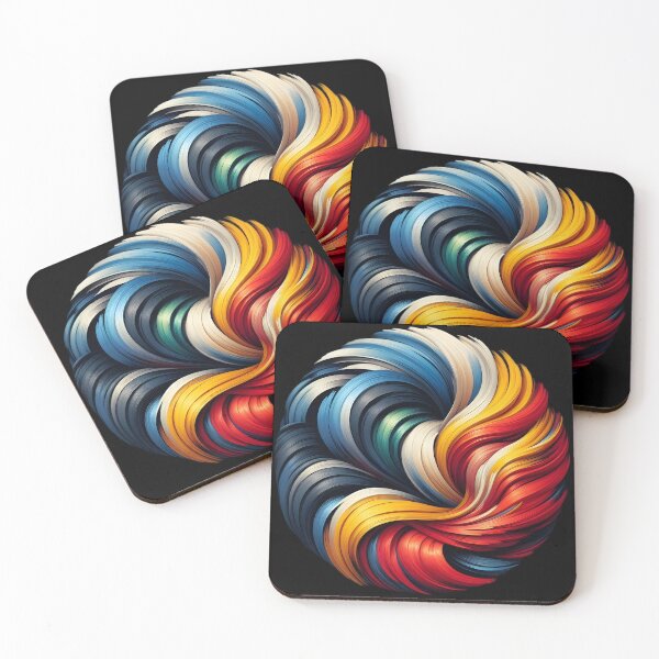 Item preview,  Vivid Abstract Color Swirl Art designed and sold by IllumeInk.