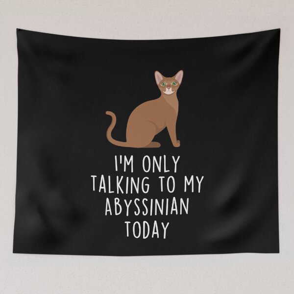 Item preview, Abyssinian Cat Talking To designed and sold by Clara Hollins.