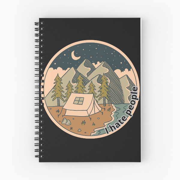 Item preview, "Camping Vibes: I Hate People" designed and sold by Vestina88.