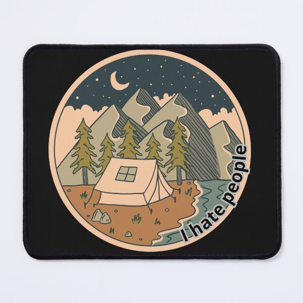 Item preview, "Camping Vibes: I Hate People" designed and sold by Vestina88.
