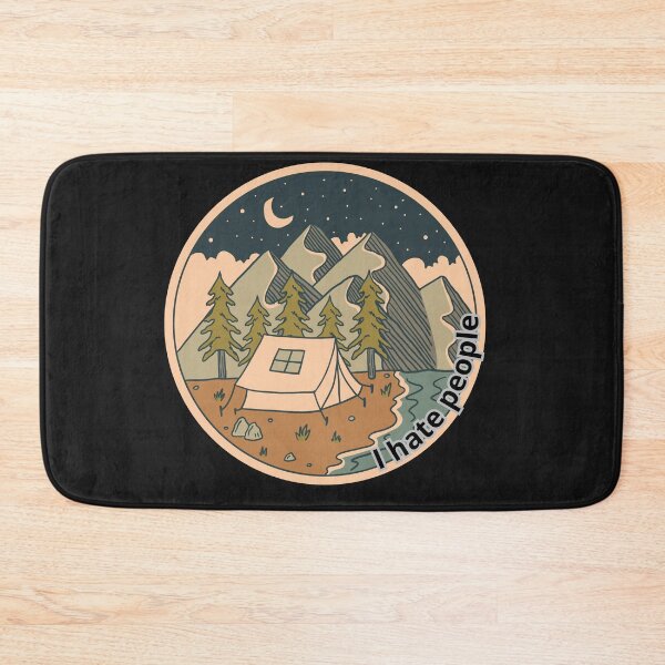 Item preview, "Camping Vibes: I Hate People" designed and sold by Vestina88.