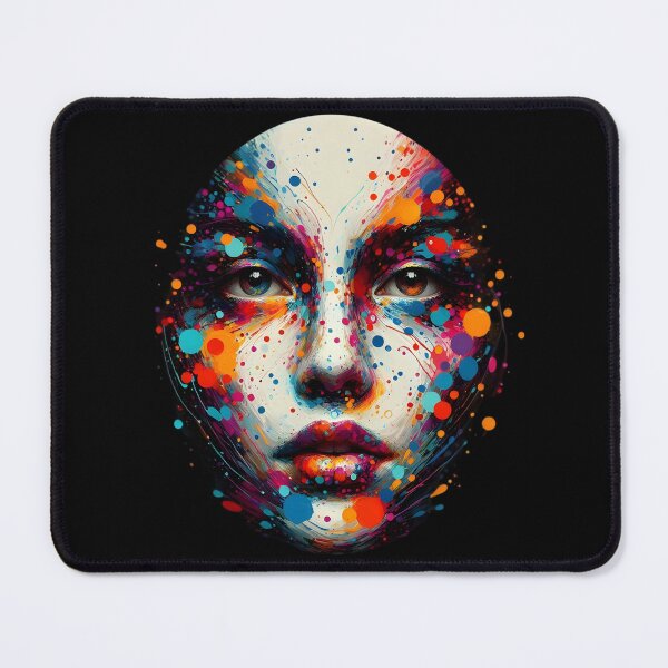 Item preview, Colorful Abstract Face Art designed and sold by IllumeInk.