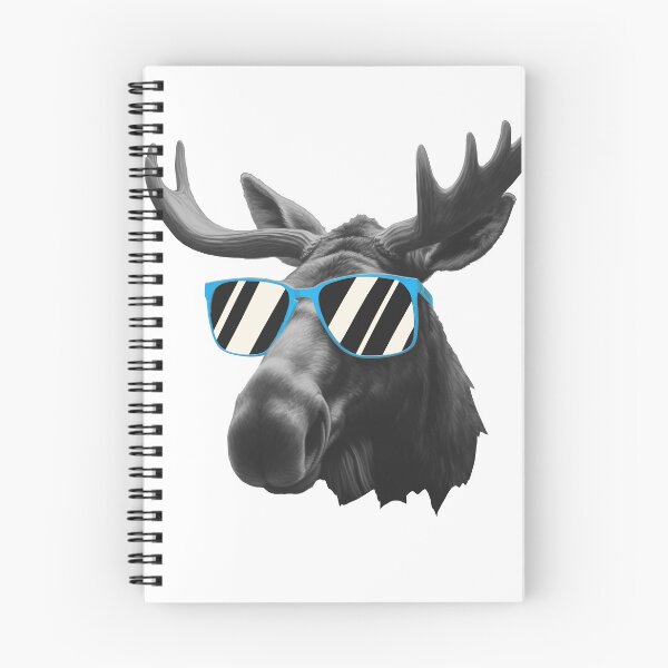 Item preview, Moose with Sunglasses | Cool and Funny Moose designed and sold by TurtleDojo.