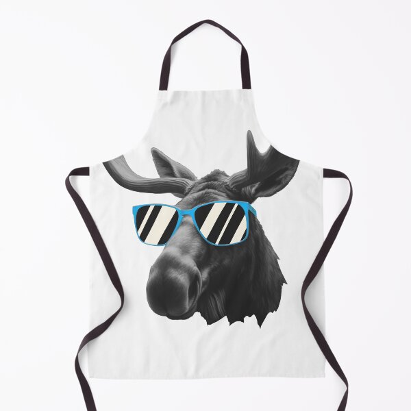 Item preview, Moose with Sunglasses | Cool and Funny Moose designed and sold by TurtleDojo.