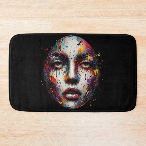 Item preview,  Abstract Colorful Face Art designed and sold by IllumeInk.