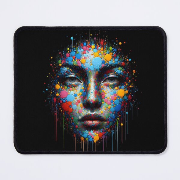 Item preview, Colorful Abstract Face Art designed and sold by IllumeInk.
