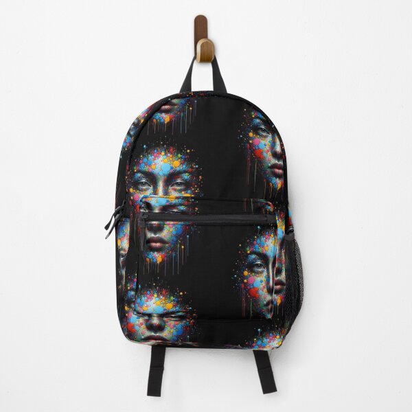 Item preview, Colorful Abstract Face Art designed and sold by IllumeInk.