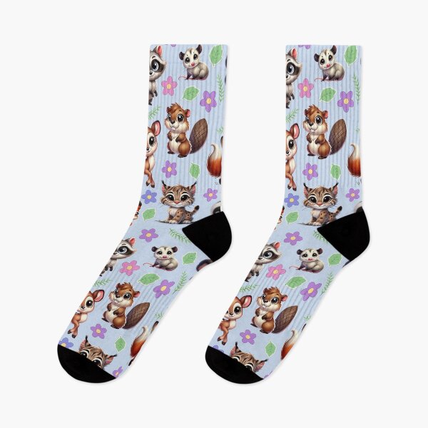 Item preview, Cartoon Woodland Animal Friends Pattern designed and sold by critterpatchusa.