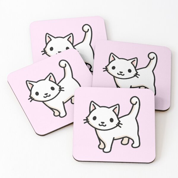 Item preview, White Cat designed and sold by littlemandyart.