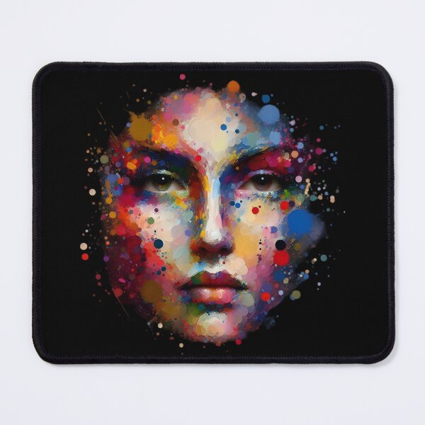 Item preview, Abstract Colorful Portrait Art designed and sold by IllumeInk.
