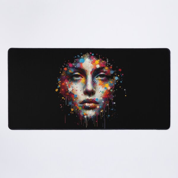 Item preview, Vibrant Abstract Portrait of a Woman designed and sold by IllumeInk.