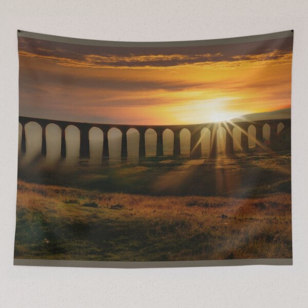 Item preview, Ribblehead Viaduct Sunset designed and sold by Alisonchambers2.