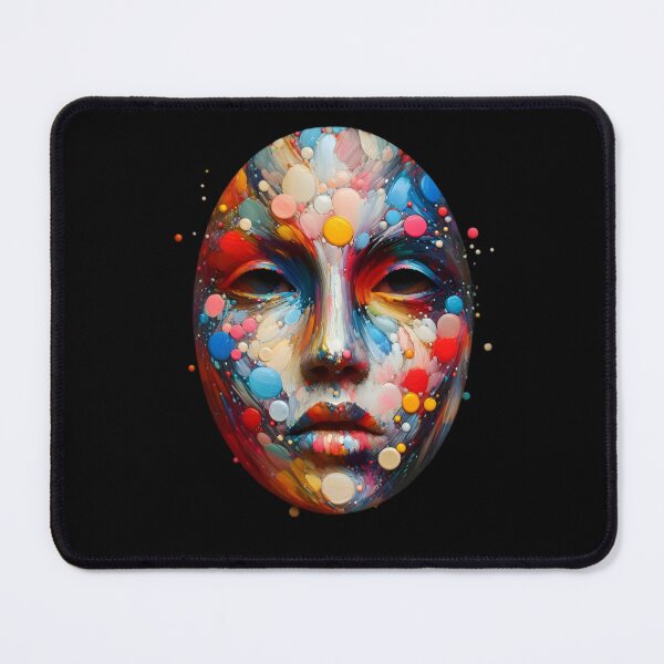 Item preview, Vibrant Abstract Face Art designed and sold by IllumeInk.
