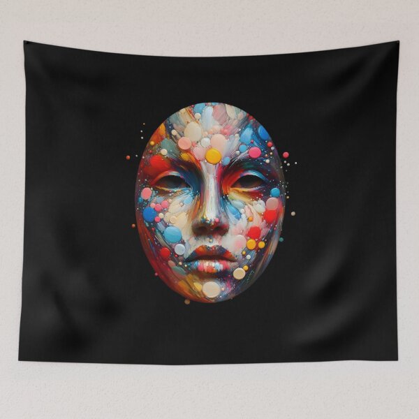 Item preview,  Vibrant Abstract Face Art designed and sold by IllumeInk.