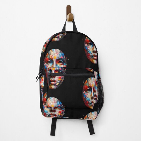 Item preview, Vibrant Abstract Face Art designed and sold by IllumeInk.